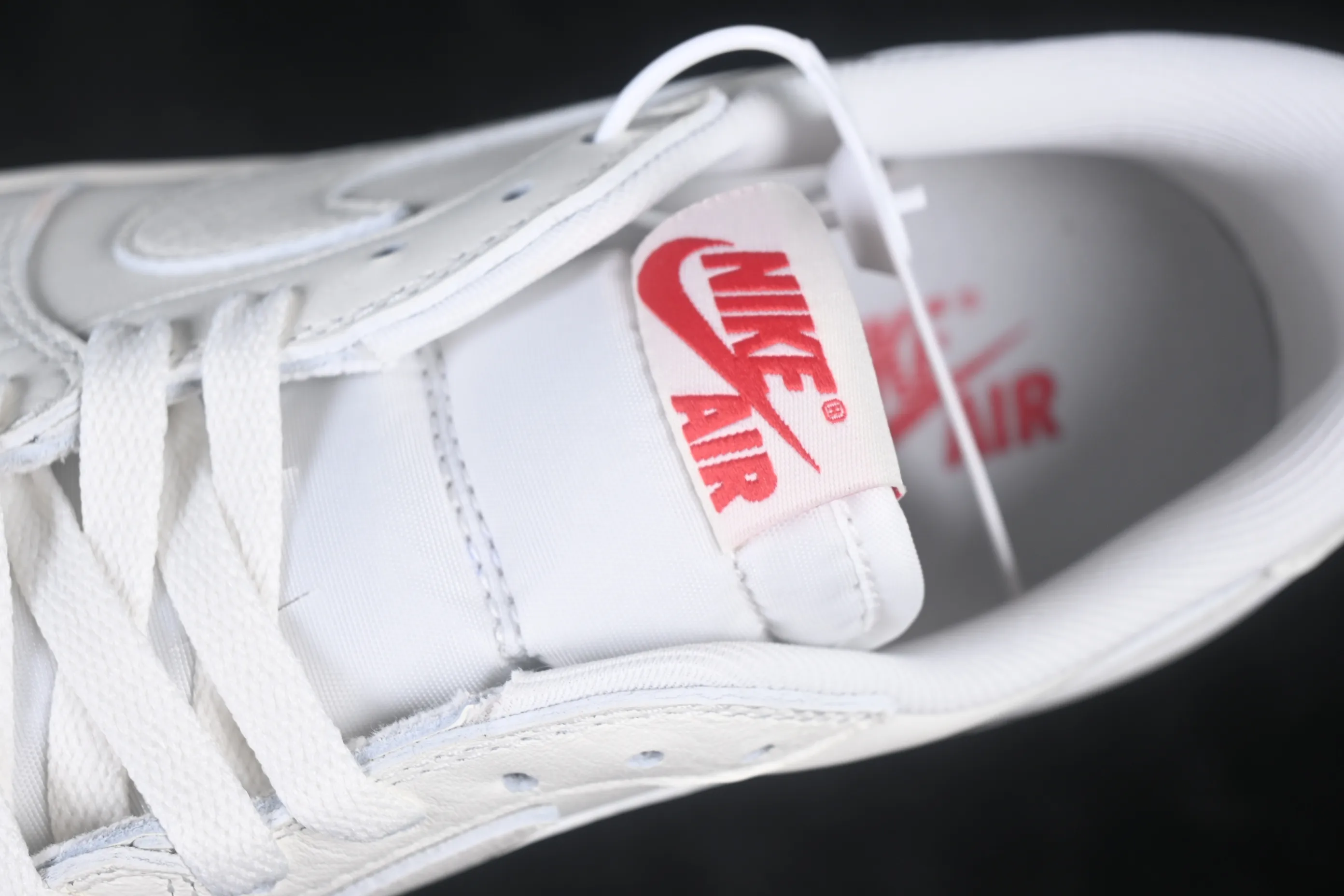 All categories Air Jordan Jordan series basketball shoes Air Jordan 1 Low Air Jordan 1 Retro Low OG "Sail and University Red" AJ1 Joe 1 rice white low-top retro culture basketball shoes HQ6998-100